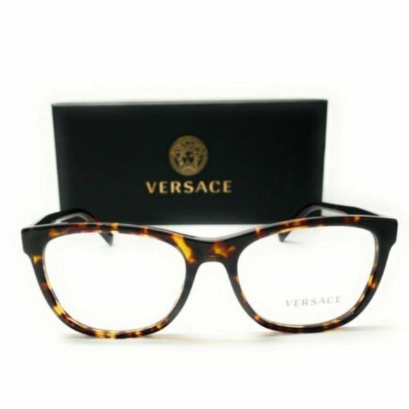 Versace Women\'s Dark Havana Eyeglasses!